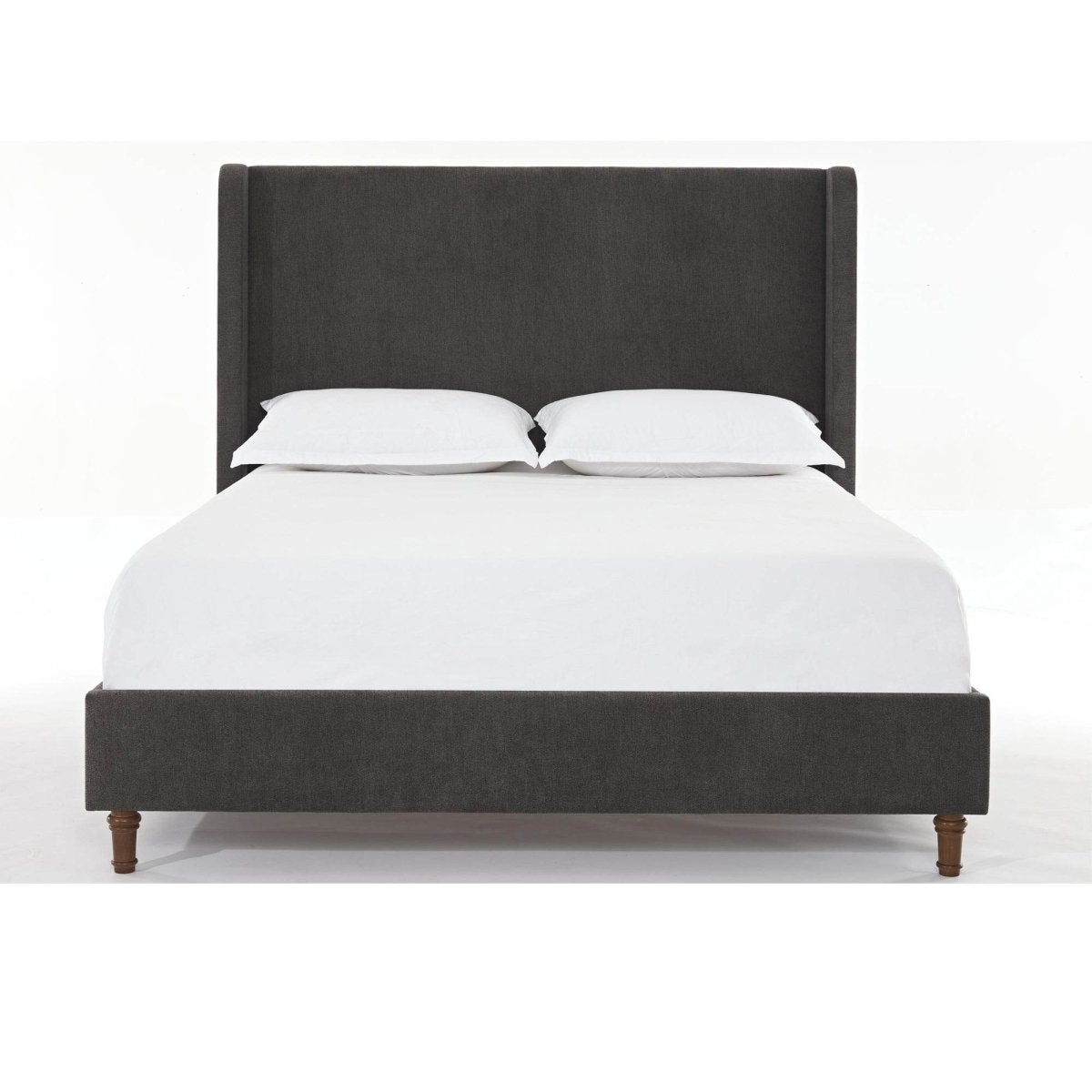 Queen Contemporary Velvet Upholstered Bed Frame - Serenova - Omega Lifestyles