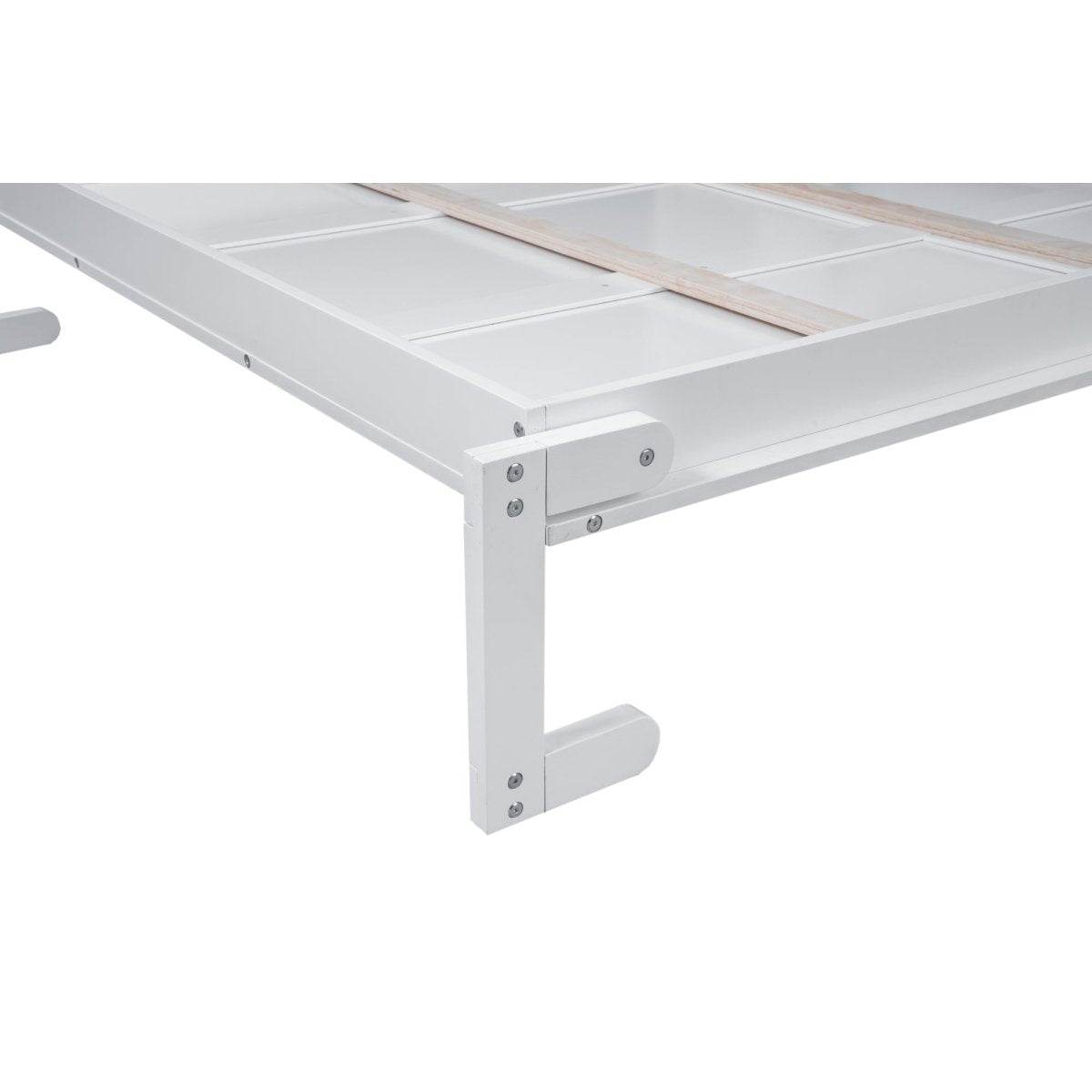 Queen Murphy Wall Bed With Shelves And LED Lights - Sleep Galleria