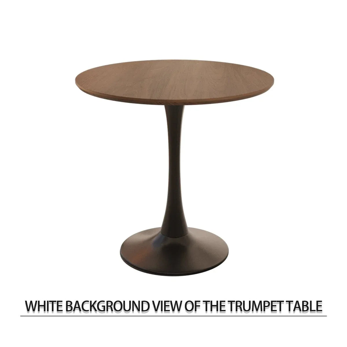 Round Tulip MDF Dining Table Set With 2 PU Chairs - Omega Lifestyles