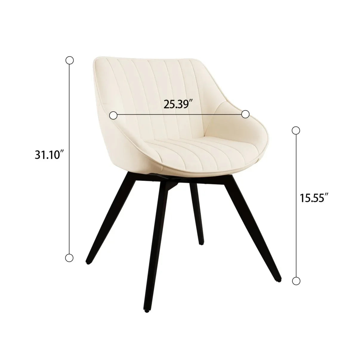 Round Tulip MDF Dining Table Set With 2 PU Chairs - Omega Lifestyles