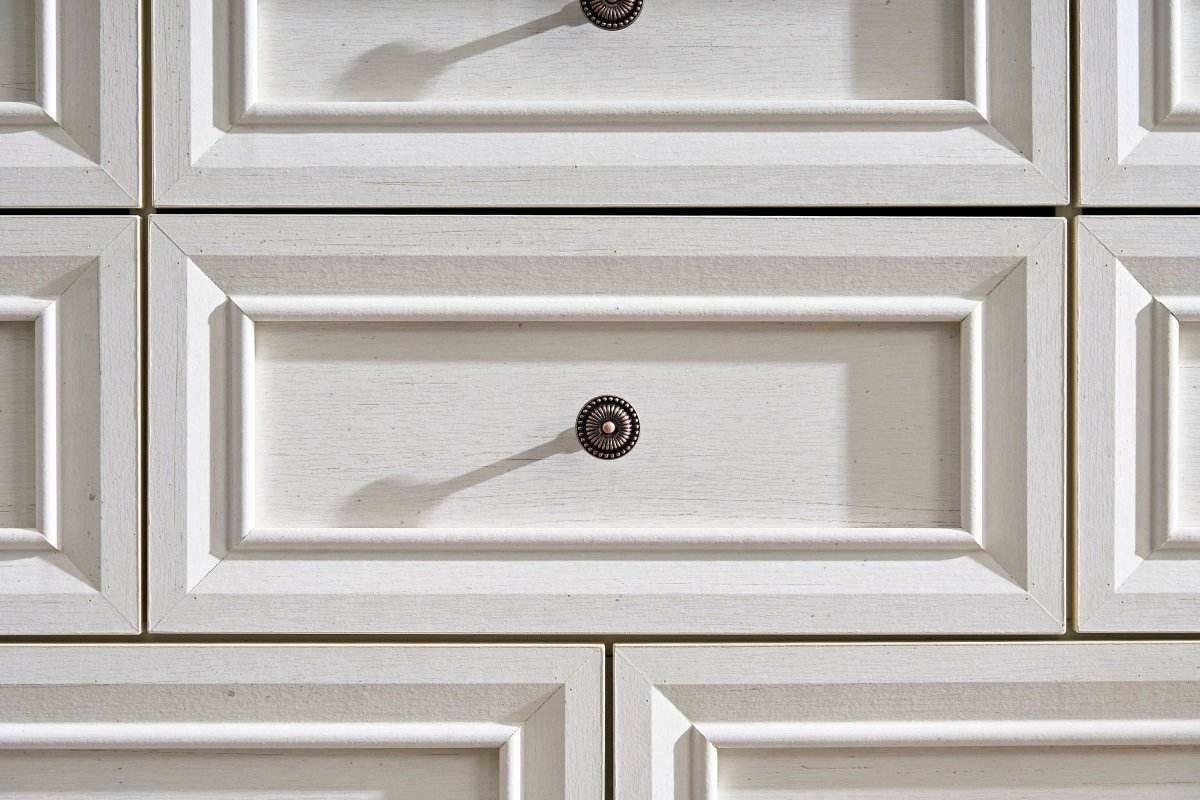 Rustic Walnut 10-Drawer Wooden Storage Dresser - Sleep Galleria