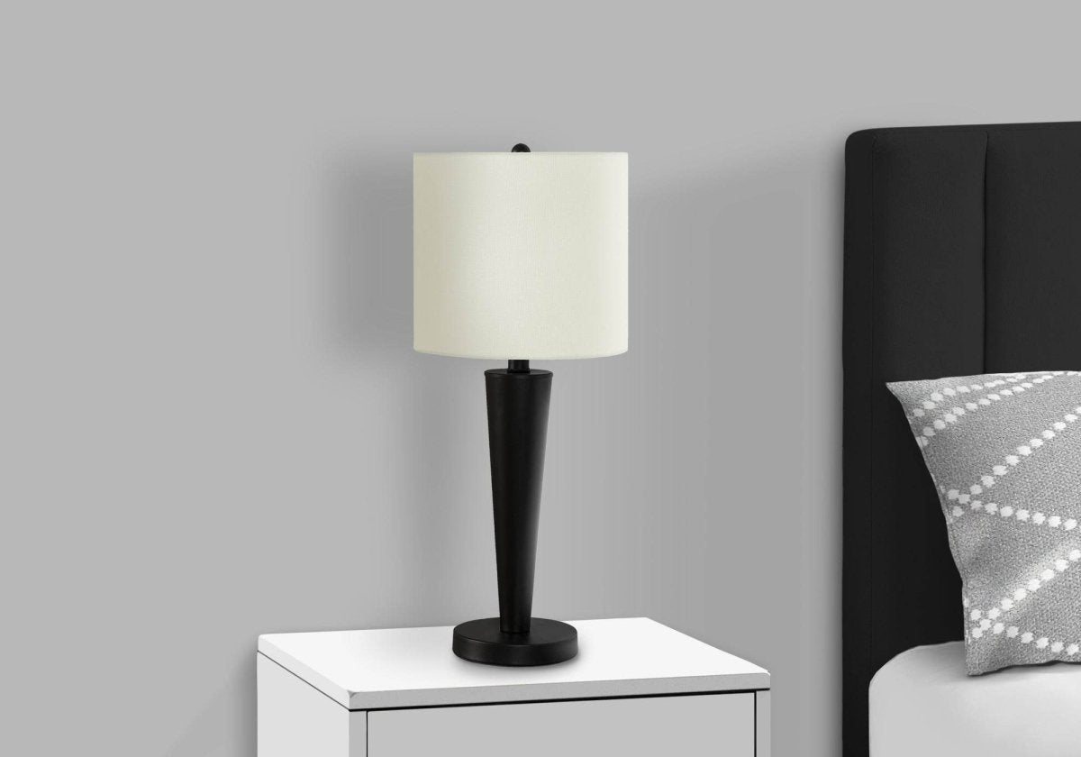 Set of 2 Contemporary Black Metal USB Table Lamps - Sleep Galleria