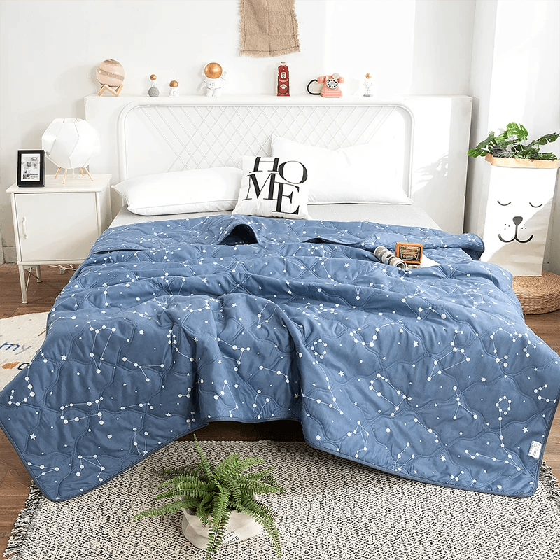 Silky Cooling Lightweight Summer Polyester Blanket - Sleep Galleria