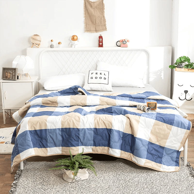 Silky Cooling Lightweight Summer Polyester Blanket - Sleep Galleria