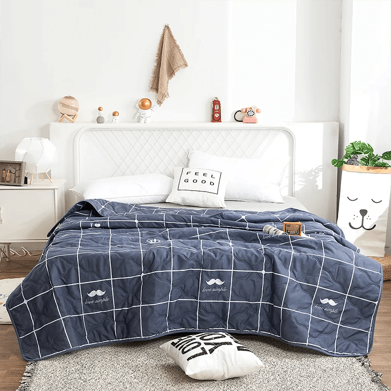Silky Cooling Lightweight Summer Polyester Blanket - Sleep Galleria