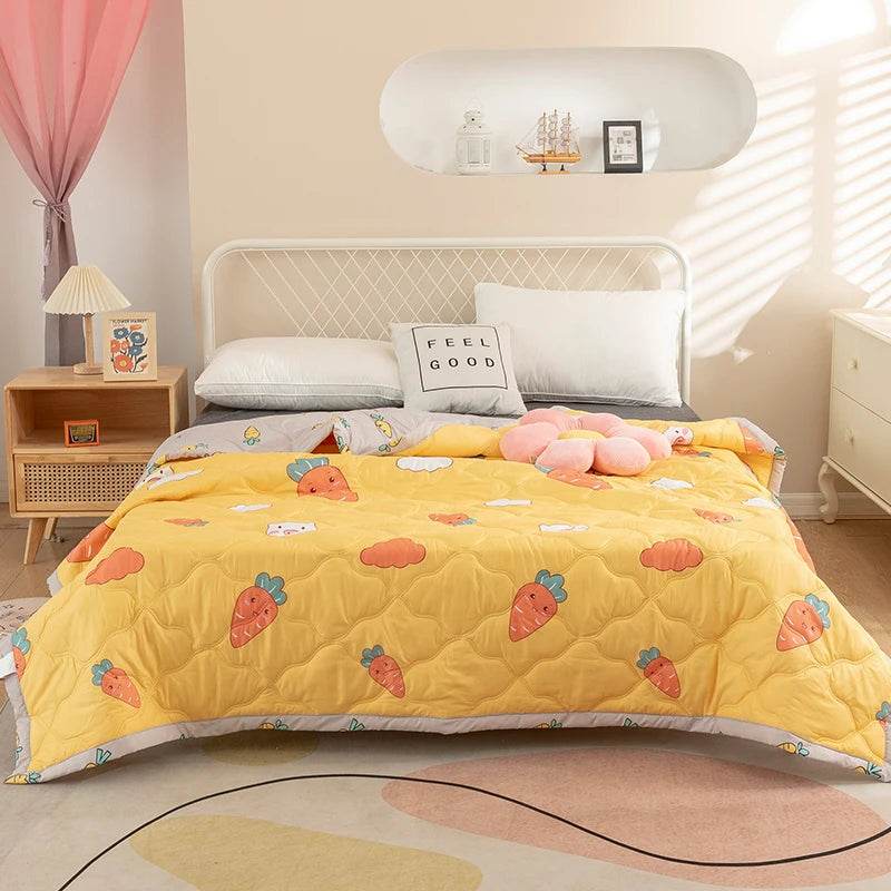 Silky Cooling Lightweight Summer Polyester Blanket - Sleep Galleria
