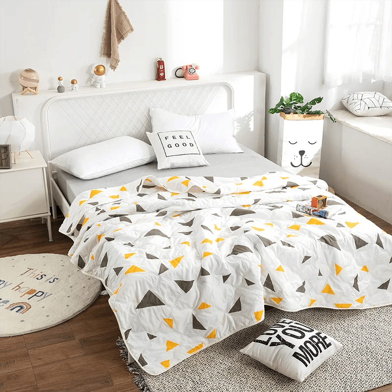 Silky Cooling Lightweight Summer Polyester Blanket - Sleep Galleria