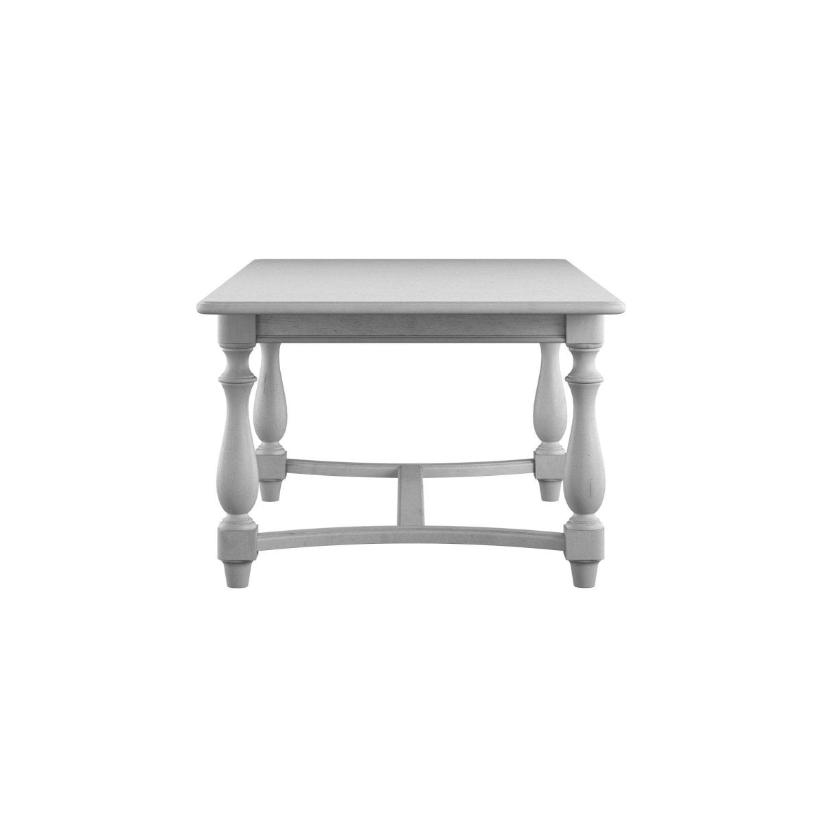Solid Wood Rectangular Gray Dining Table Seating Six - Serenova - Omega Lifestyles