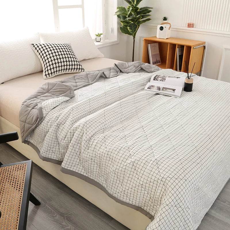 Summer Washed Quilted Polyester Cotton Blanket - Sleep Galleria