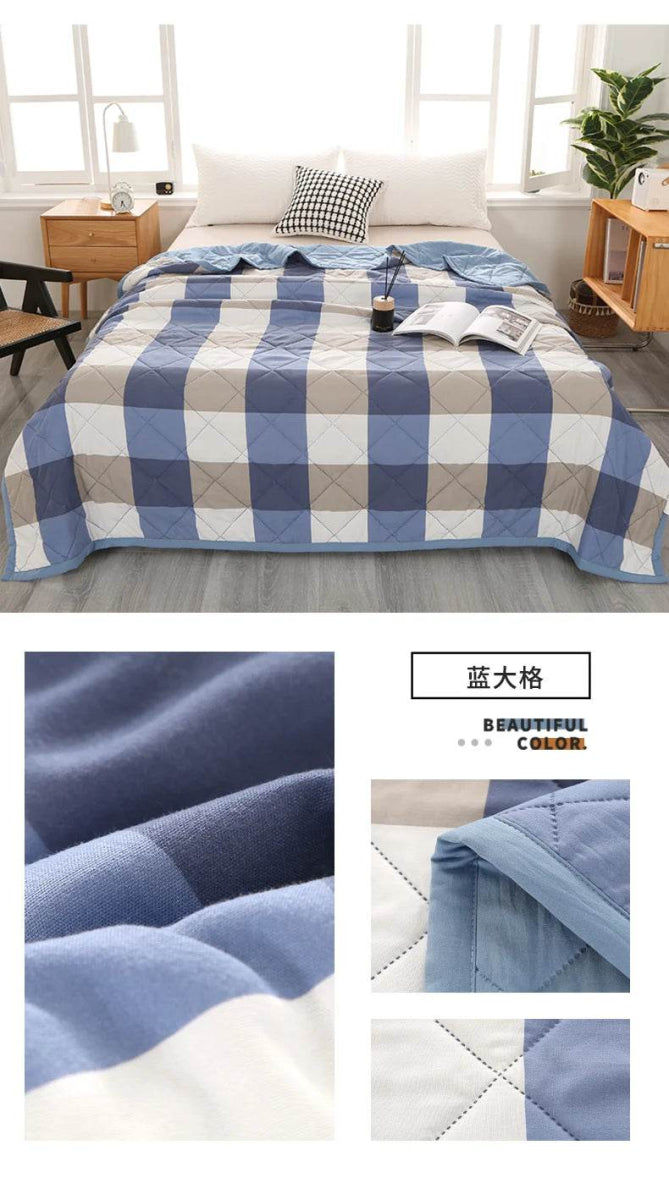 Summer Washed Quilted Polyester Cotton Blanket - Sleep Galleria