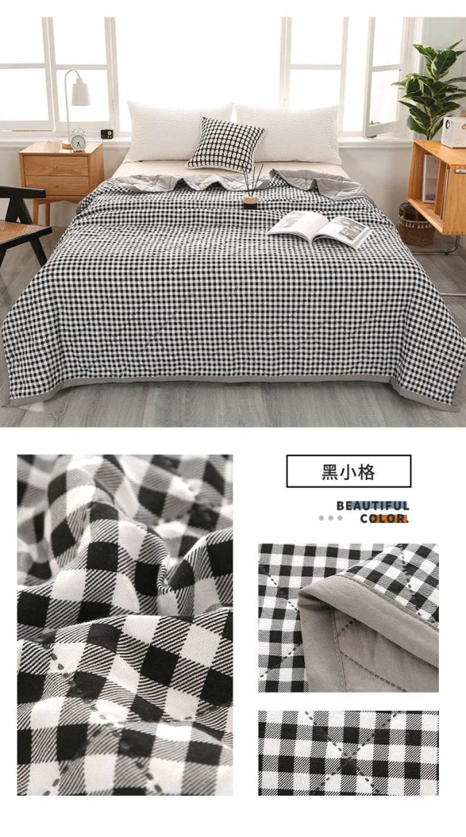 Summer Washed Quilted Polyester Cotton Blanket - Sleep Galleria