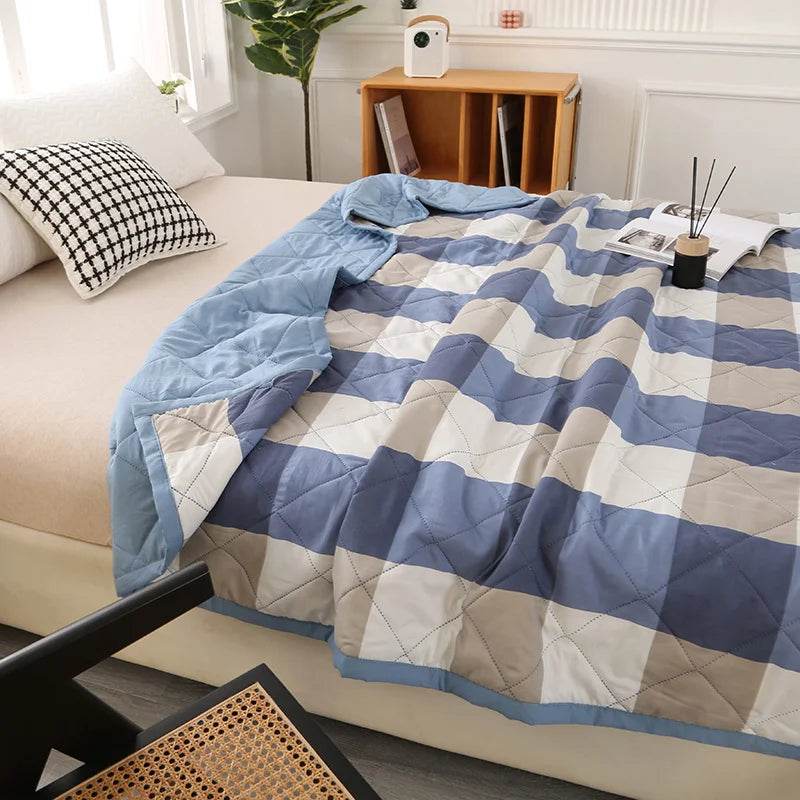 Summer Washed Quilted Polyester Cotton Blanket - Sleep Galleria