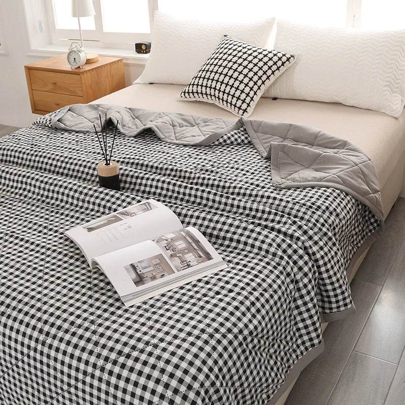 Summer Washed Quilted Polyester Cotton Blanket - Sleep Galleria