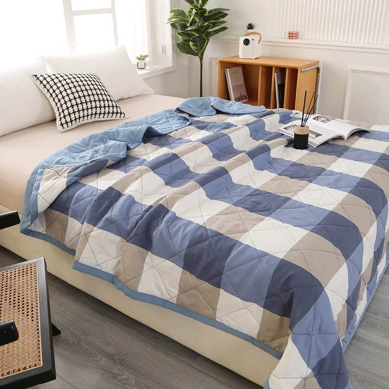 Summer Washed Quilted Polyester Cotton Blanket - Sleep Galleria