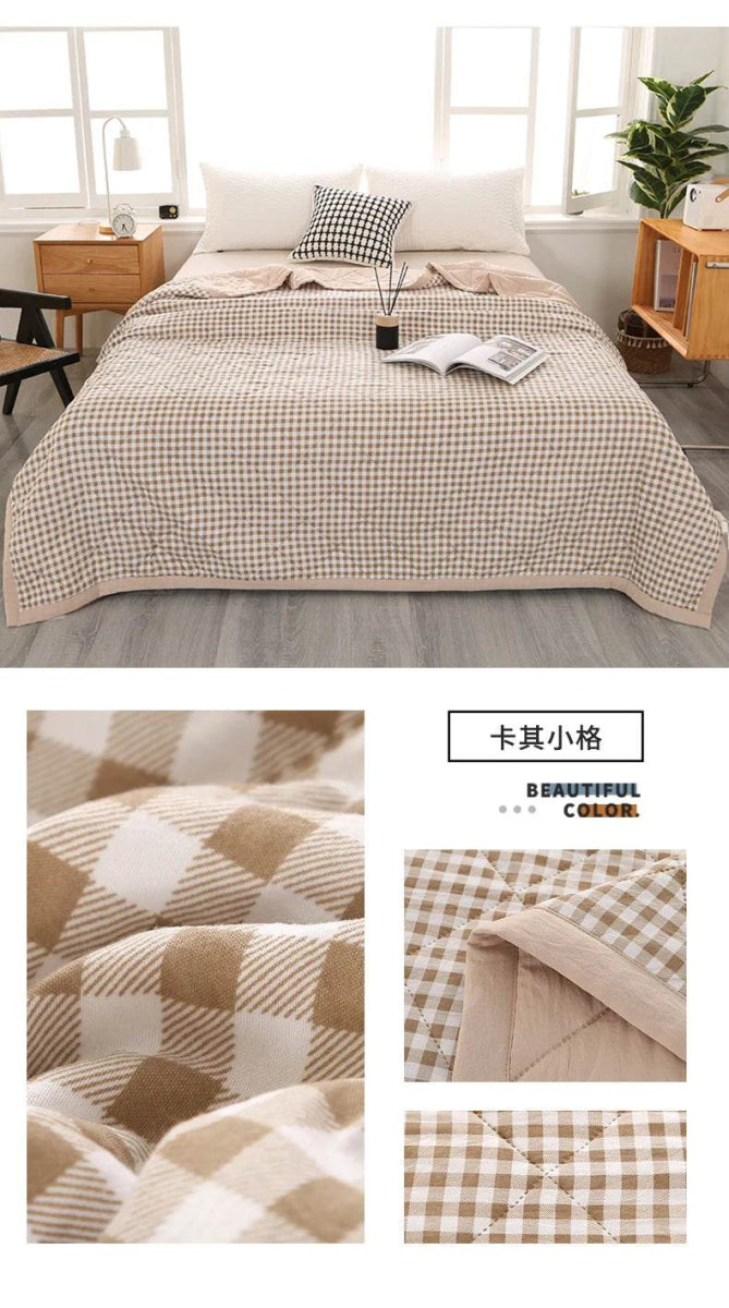 Summer Washed Quilted Polyester Cotton Blanket - Sleep Galleria