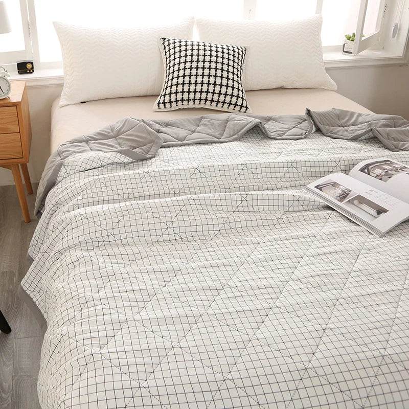 Summer Washed Quilted Polyester Cotton Blanket - Sleep Galleria
