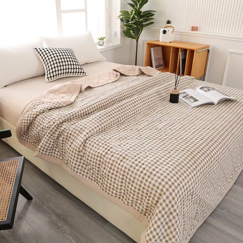 Summer Washed Quilted Polyester Cotton Blanket - Sleep Galleria