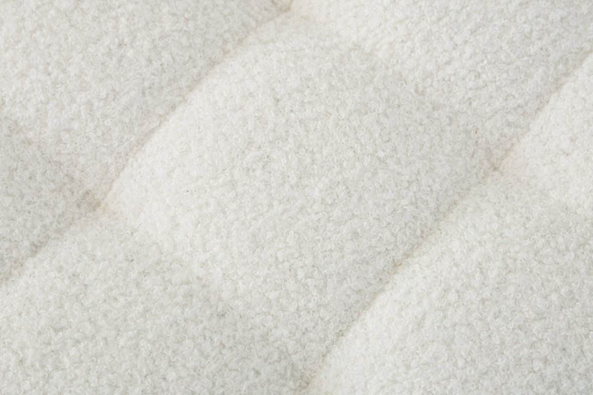 Teddy Fabric Upholstered Storage Bench With Metal Legs - Sleep Galleria