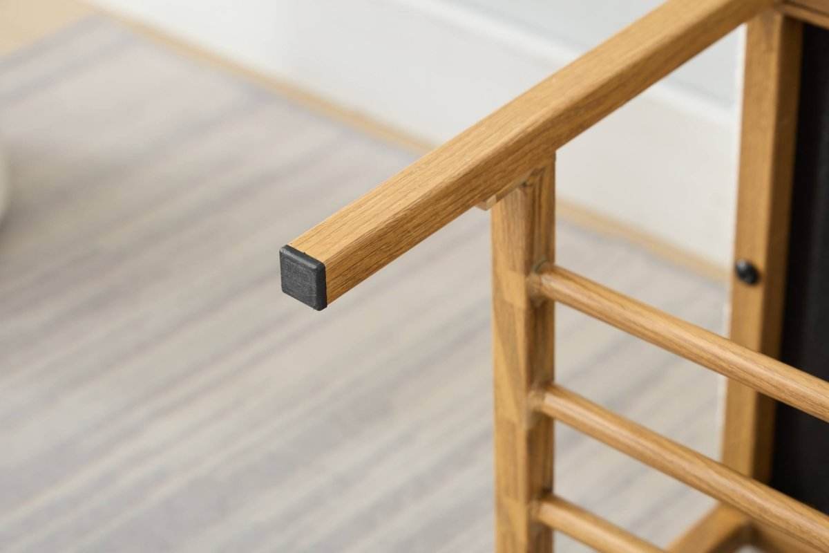 Teddy Fabric Upholstered Storage Bench With Metal Legs - Sleep Galleria