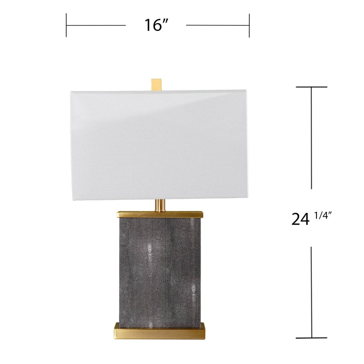 Transitional Black Iron Table Lamp With Linen Shade - Sleep Galleria