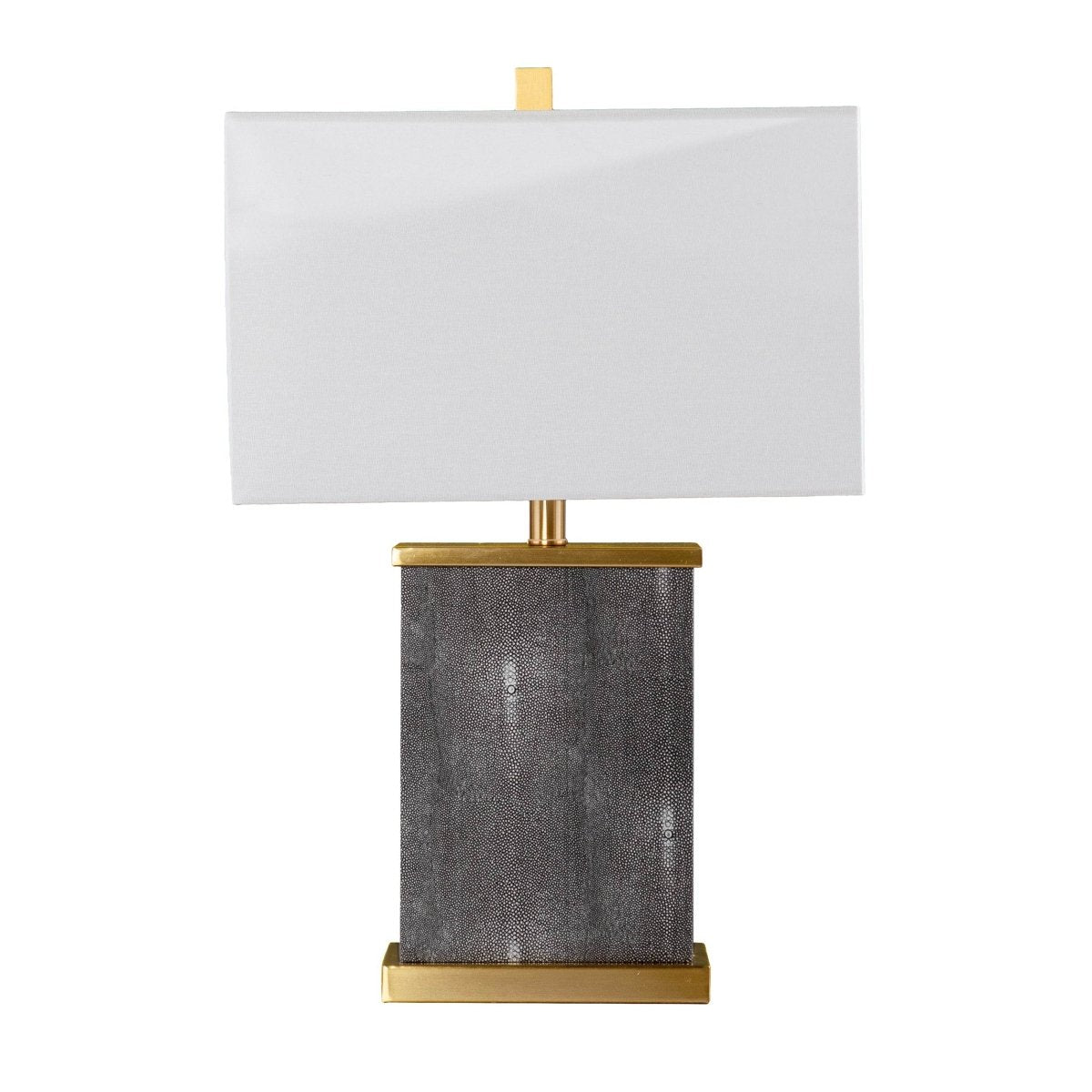 Transitional Black Iron Table Lamp With Linen Shade - Sleep Galleria