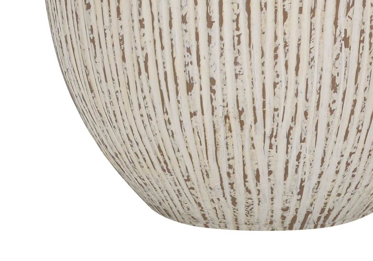 Transitional Cream Ceramic Table Lamp With Ivory Shade - Sleep Galleria