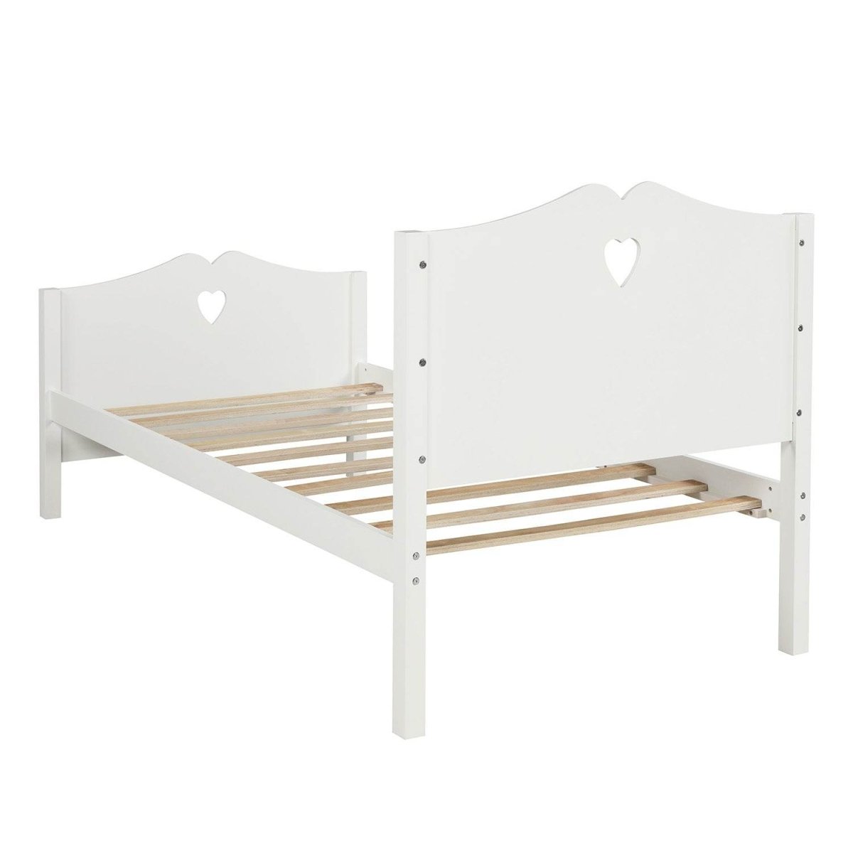 Twin Minimalistic Solid Wood Platform Bed Frame - Serenova - Omega Lifestyles