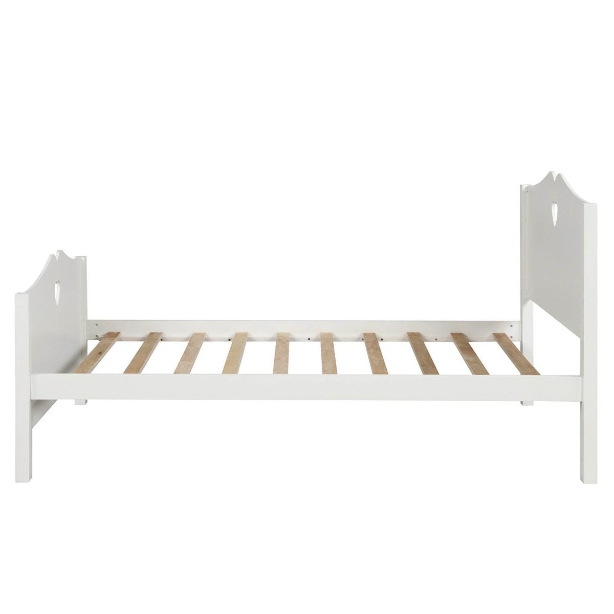Twin Minimalistic Solid Wood Platform Bed Frame - Serenova - Omega Lifestyles