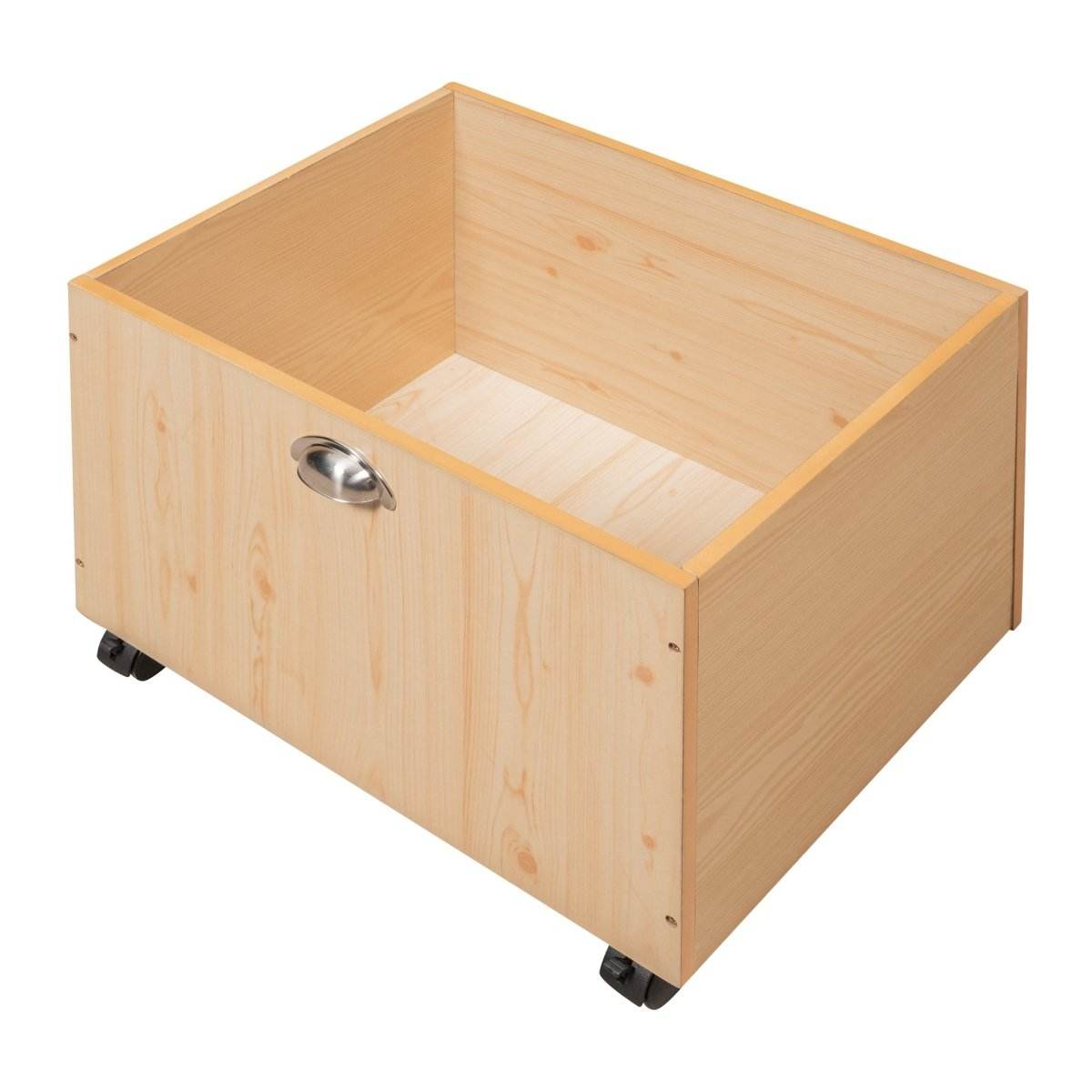 Twin Solid Wood Loft Bed With Storage Boxes - Sleep Galleria