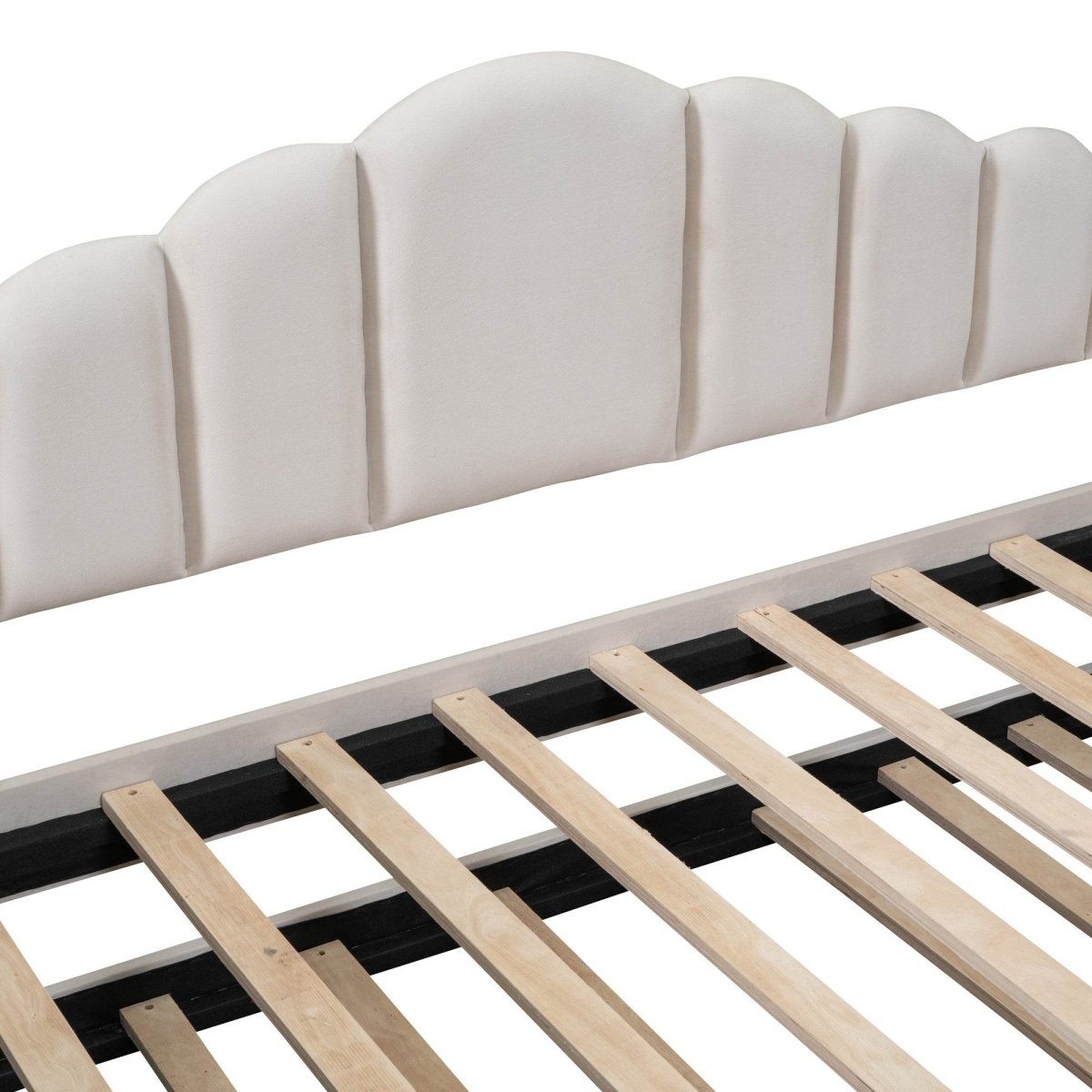 Twin Velvet Upholstered Daybed With Trundle And USB Ports - Sleep Galleria