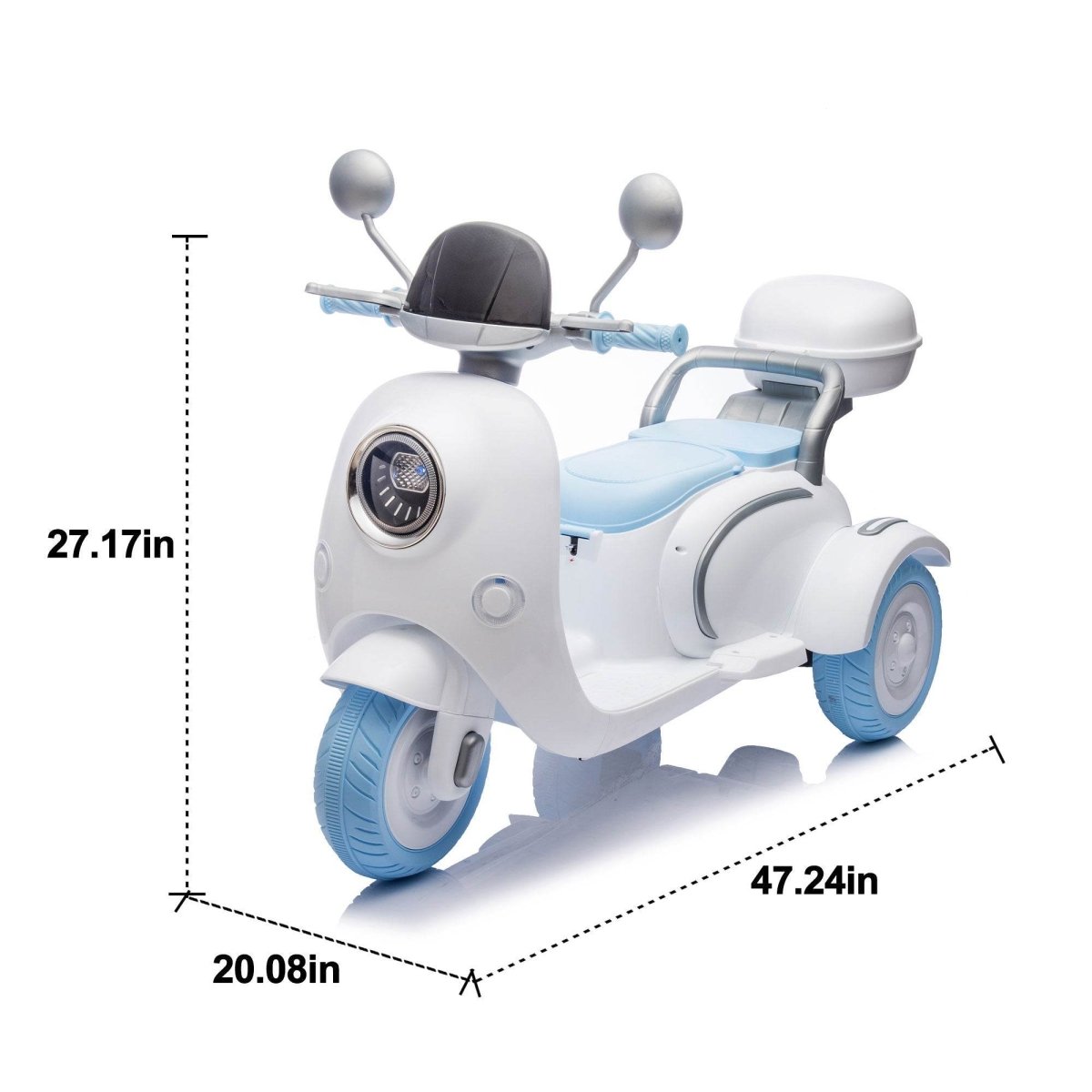 Two - Seater Kids Electric Ride - On Motorcycle With Bluetooth - Serenova - Omega Lifestyles