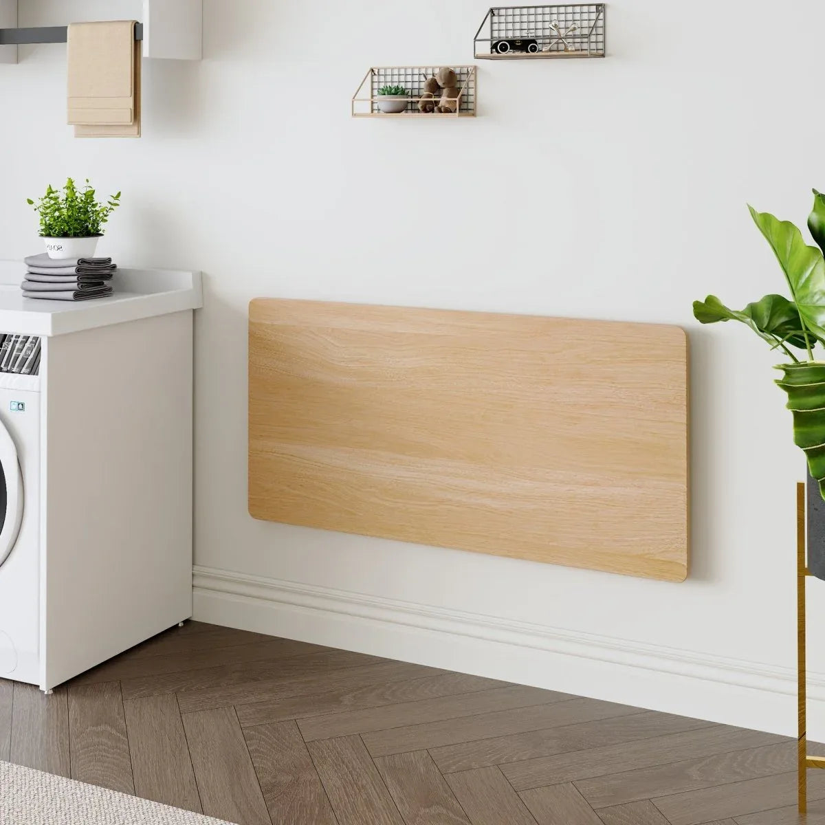 Wall Mounted Folding Table Space-Saving Small Area Desk - Omega Lifestyles
