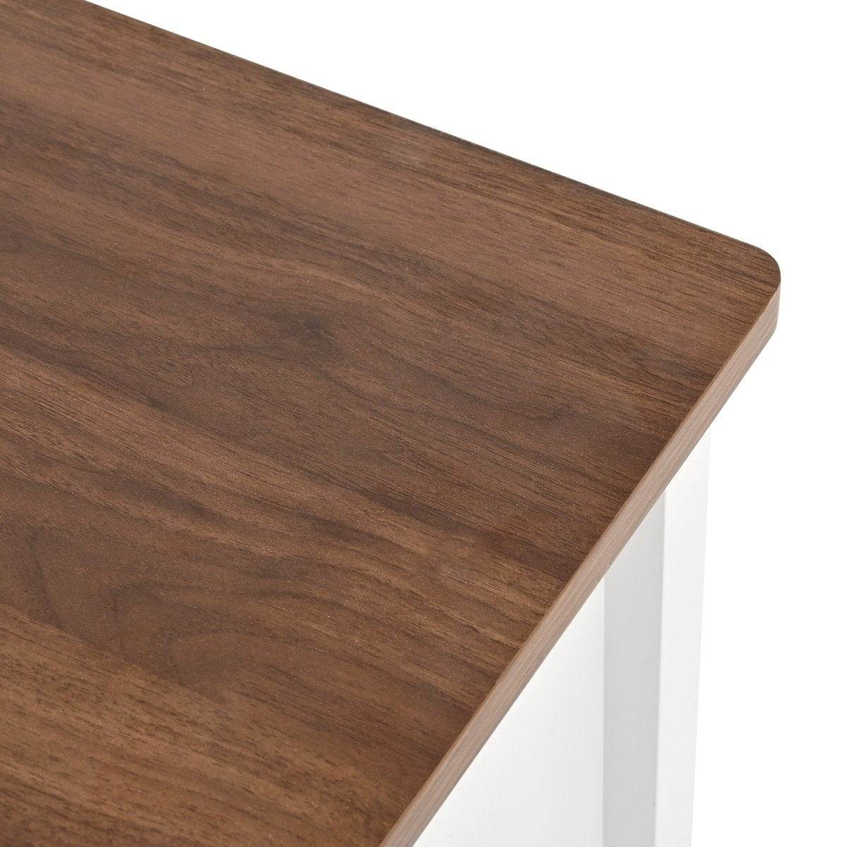 White Classic Modern 5-Drawer Wood Dresser - Sleep Galleria