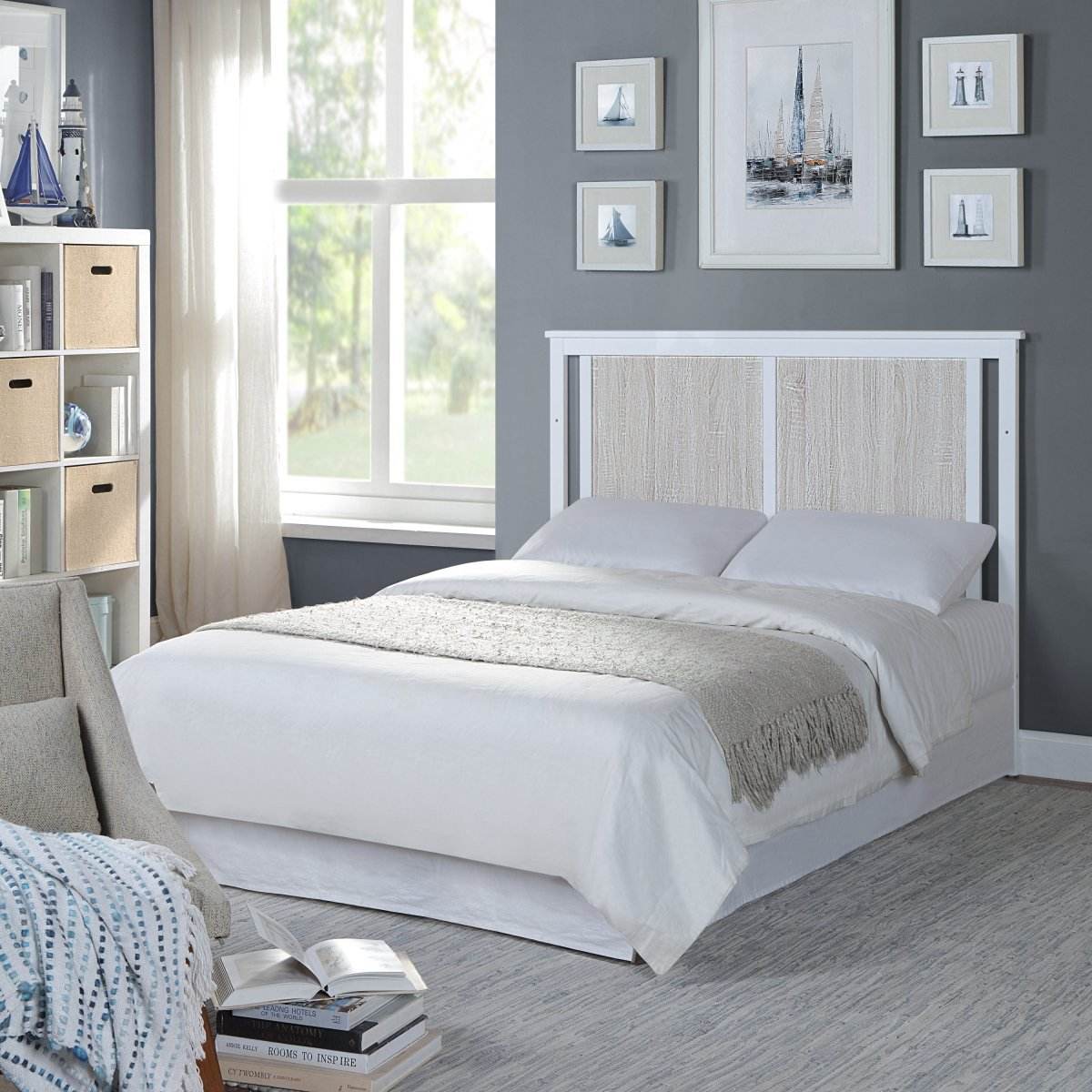 Wooden 4-in-1 Crib and Changer Combo with Shelves - Sleep Galleria