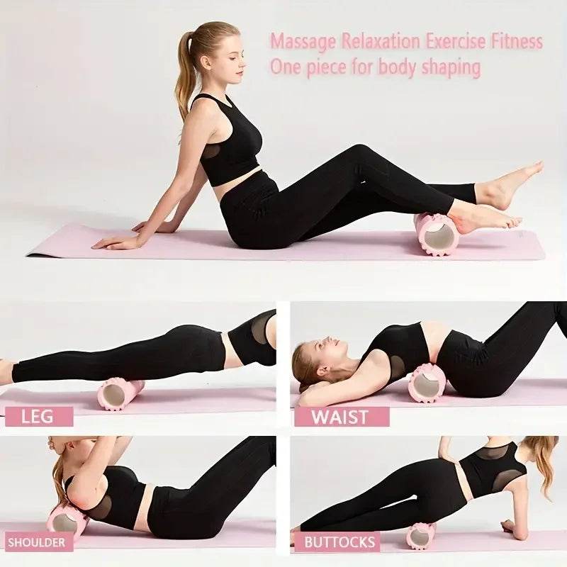 Yoga Foam Roller Hollow Massage and Physiotherapy Tool - Sleep Galleria