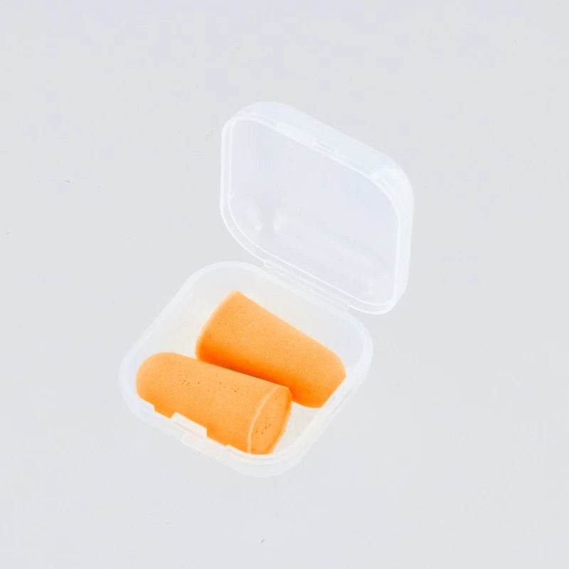1 Pair Soft Ear Plug Noise Reduction Anti-noise Plugs with Storage Box Sound Insulation Earplug Reusable for Sleeping - Omega Lifestyles