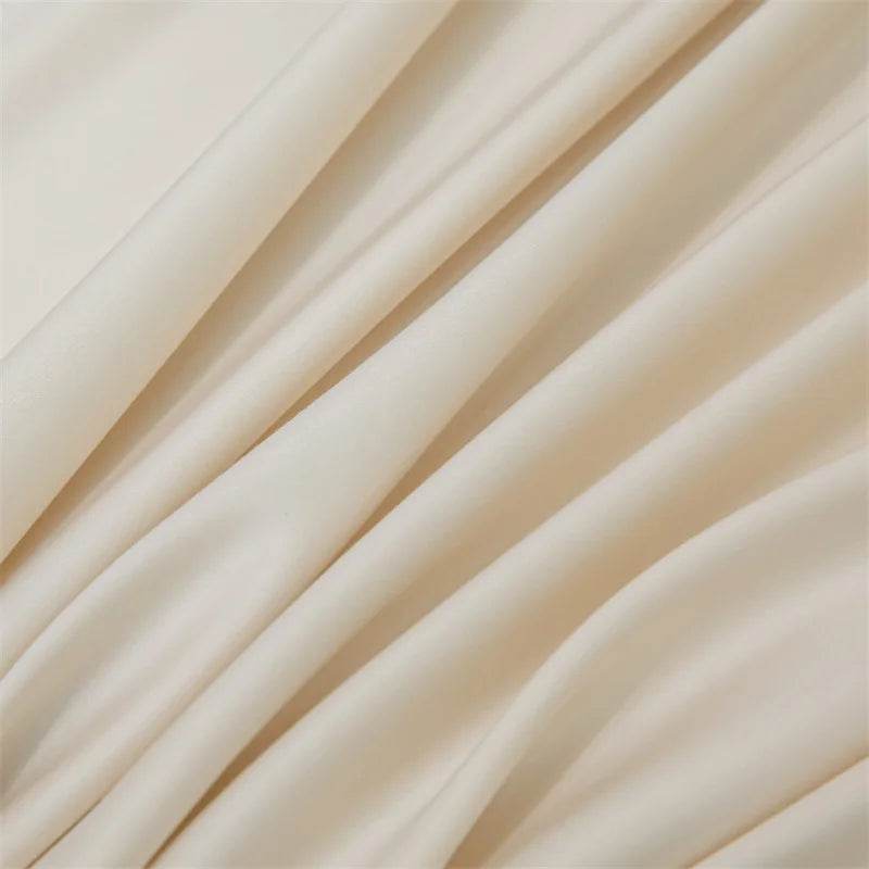 100% Bamboo Bed Sheet Flat Bed Sheets Luxury Flat Sheet Solid Color Single/Double/King/Queen Size Bed Linens Summer Cooling 2024 - Sleep Galleria