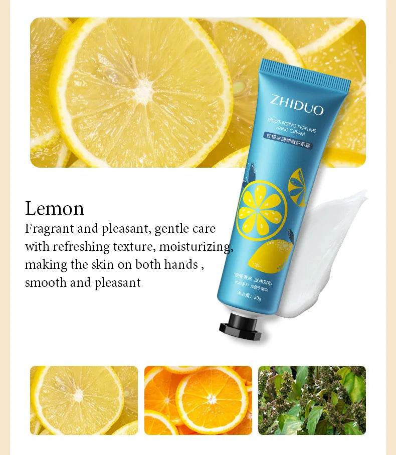 10pcs Fruit and Flower Fragrance Hand Cream Moisturizing Refreshing Nourishing Improving Roughness Hands Skin Care Products - Sleep Galleria