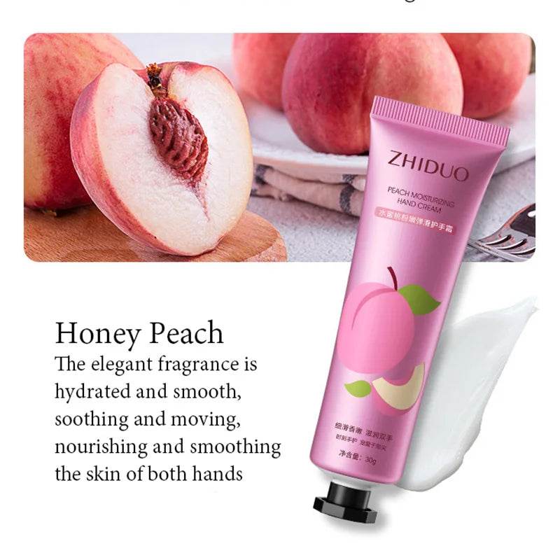 10pcs Fruit and Flower Fragrance Hand Cream Moisturizing Refreshing Nourishing Improving Roughness Hands Skin Care Products - Sleep Galleria