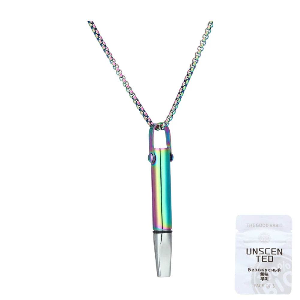 1/10 Flavors Aromatherapy Diffuser Necklace Pendant Quitting Smoking Breathing Necklace Neutral & Essential Oil Diffuser Lockets - Sleep Galleria