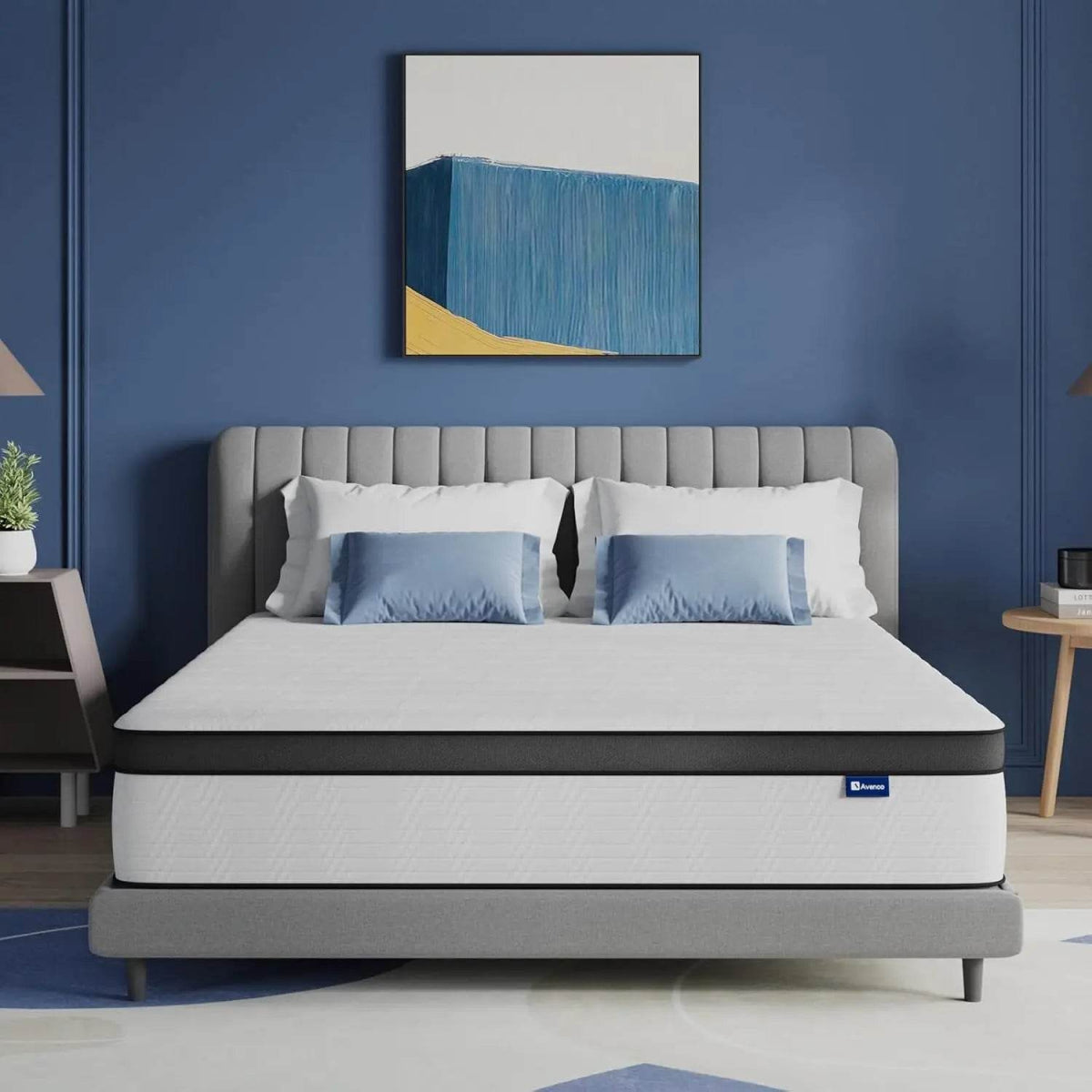 14 Inch Queen Mattress Hybrid Mattresses in a Box with Individual Pocket Spring Medium Firm Queen Size Mattress for Pressure Rel - Sleep Galleria