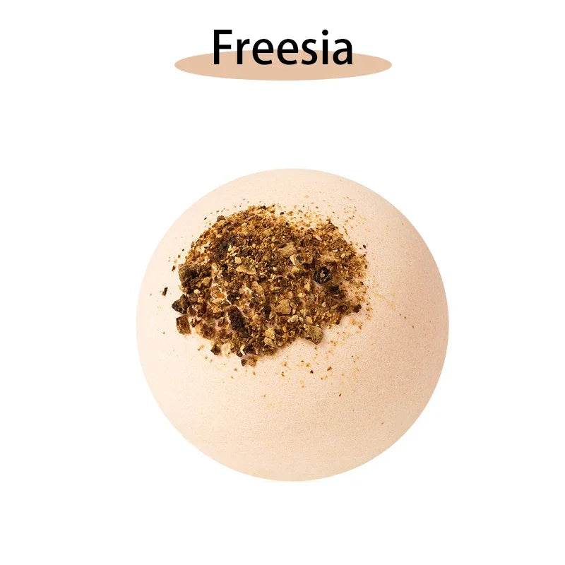 17 styles Shower Bath Salt Ball Dried Flower Ease Tension Natural Essential Oil Bubble Bouncy Explosion Bath Ball Clean Bathtub - Sleep Galleria