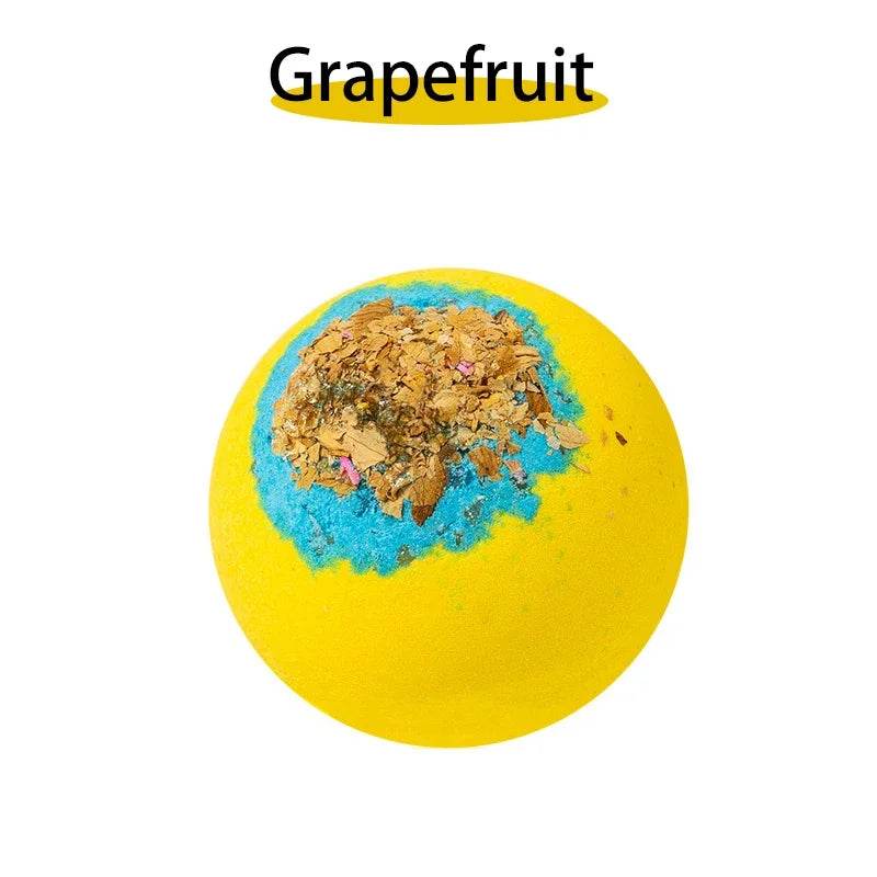 17 styles Shower Bath Salt Ball Dried Flower Ease Tension Natural Essential Oil Bubble Bouncy Explosion Bath Ball Clean Bathtub - Sleep Galleria