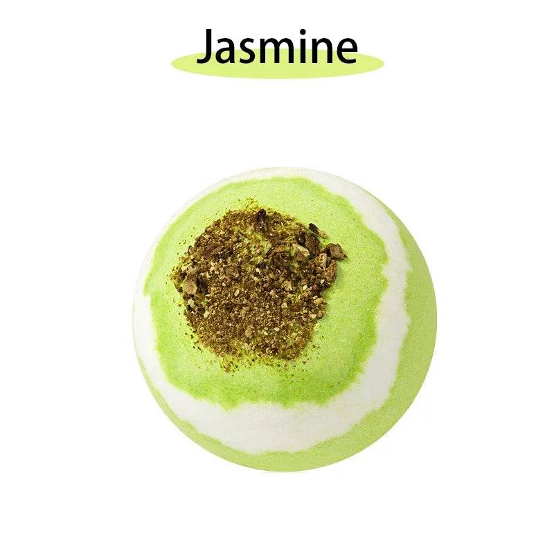 17 styles Shower Bath Salt Ball Dried Flower Ease Tension Natural Essential Oil Bubble Bouncy Explosion Bath Ball Clean Bathtub - Sleep Galleria