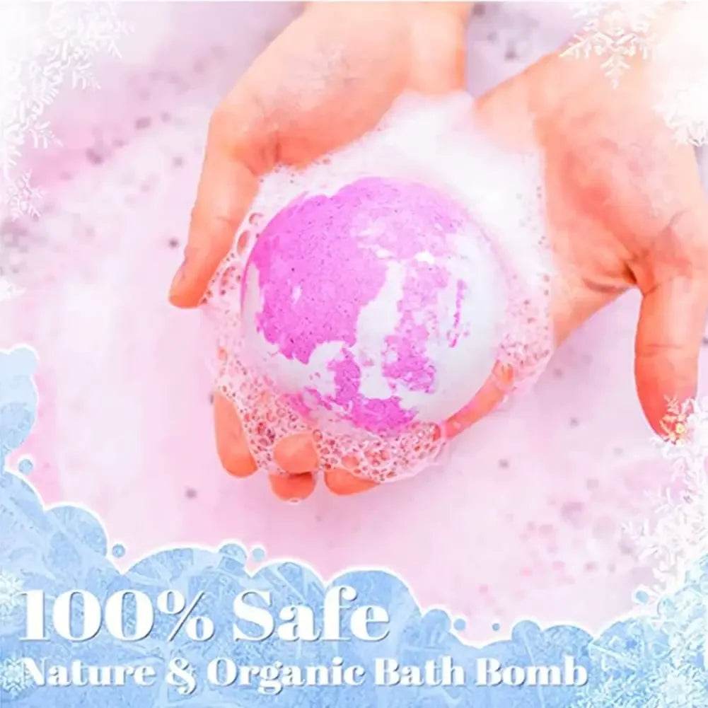 17 styles Shower Bath Salt Ball Dried Flower Ease Tension Natural Essential Oil Bubble Bouncy Explosion Bath Ball Clean Bathtub - Sleep Galleria