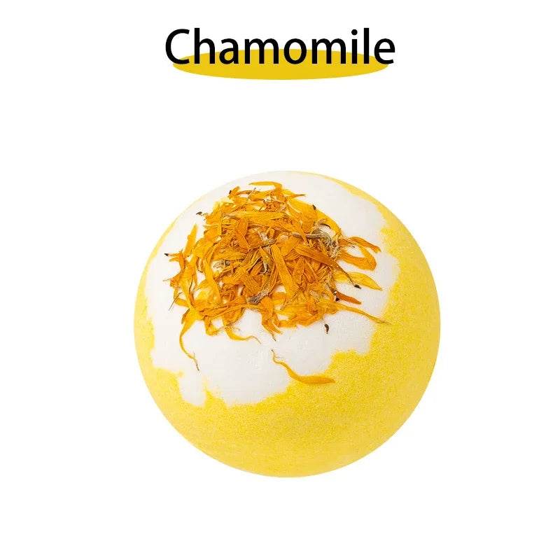 17 styles Shower Bath Salt Ball Dried Flower Ease Tension Natural Essential Oil Bubble Bouncy Explosion Bath Ball Clean Bathtub - Sleep Galleria