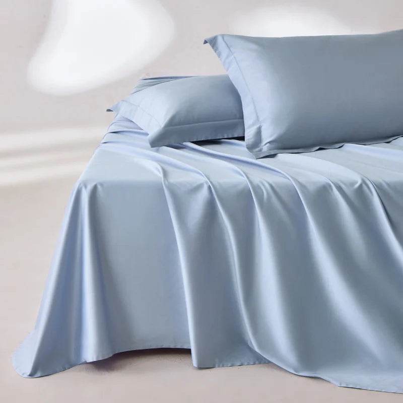 1Pc 100% Egyptian Cotton Flat Sheet High Quality Bed Sheet Luxurious 800 Thread Count Pure Cotton Top Sheets Soft Home Bed Linen - Sleep Galleria