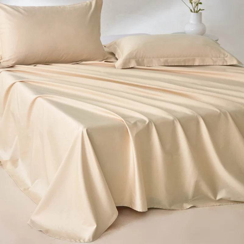 1Pc 100% Egyptian Cotton Flat Sheet High Quality Bed Sheet Luxurious 800 Thread Count Pure Cotton Top Sheets Soft Home Bed Linen - Sleep Galleria