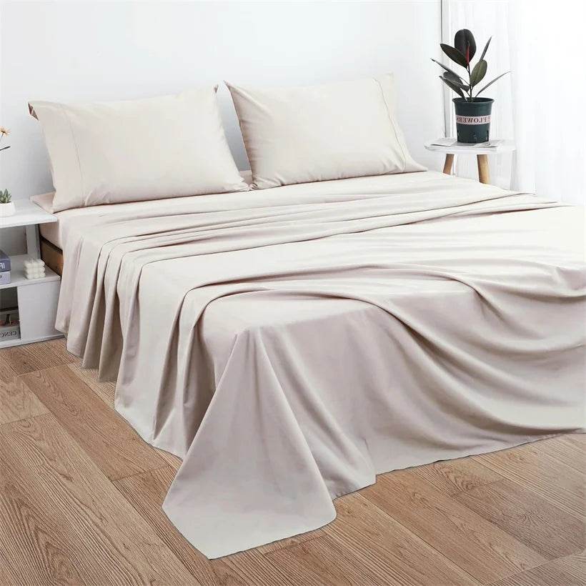 1Pc 100% Egyptian Cotton Flat Sheet High Quality Bed Sheet Luxurious 800 Thread Count Pure Cotton Top Sheets Soft Home Bed Linen - Sleep Galleria