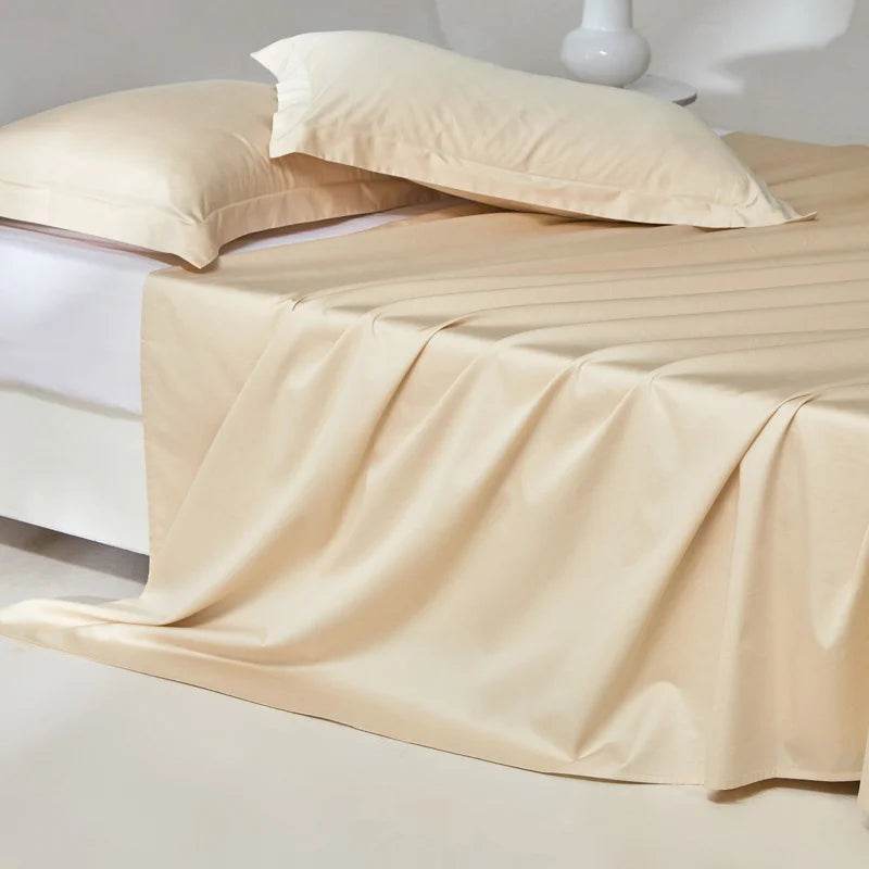 1Pc 100% Egyptian Cotton Flat Sheet High Quality Bed Sheet Luxurious 800 Thread Count Pure Cotton Top Sheets Soft Home Bed Linen - Sleep Galleria
